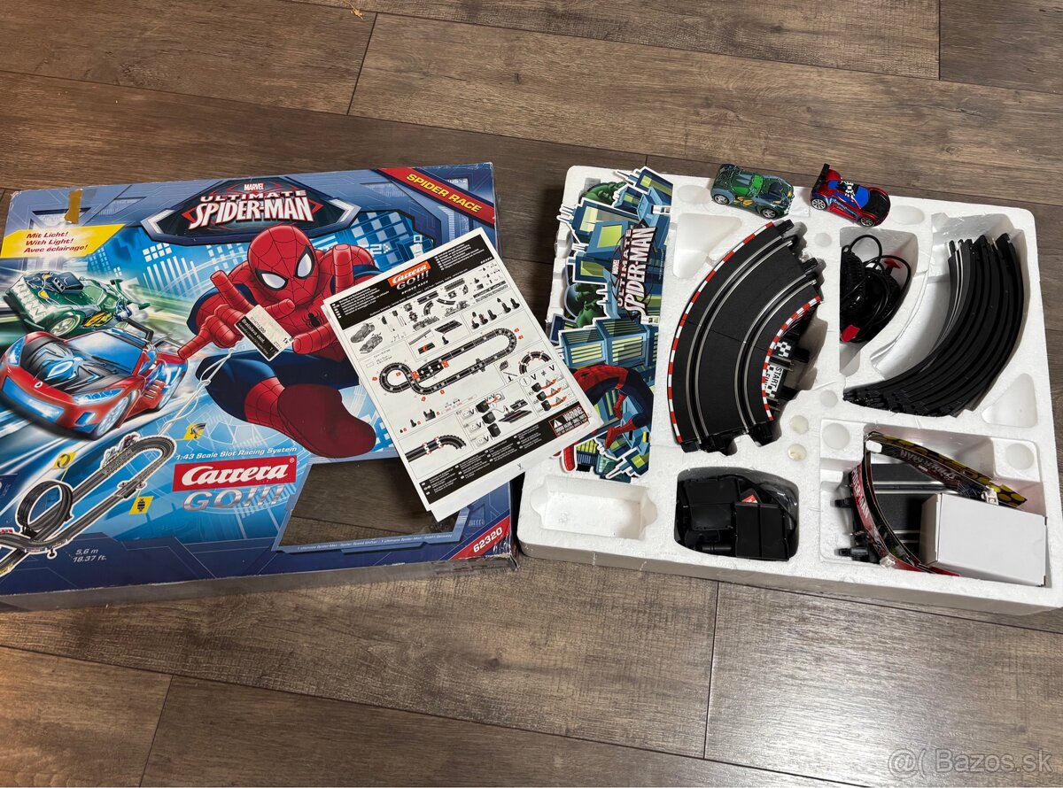 Carrera spiderman autodráha