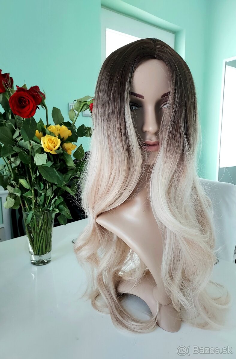 Blond ombre parochňa + čiapka