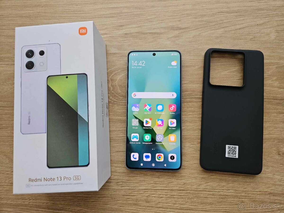 Xiaomi Redmi Note 13 Pro 5G 8GB/256GB,zeleny,ako novy,zaruka