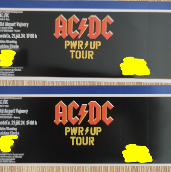 AC/DC Power Up tour lístky