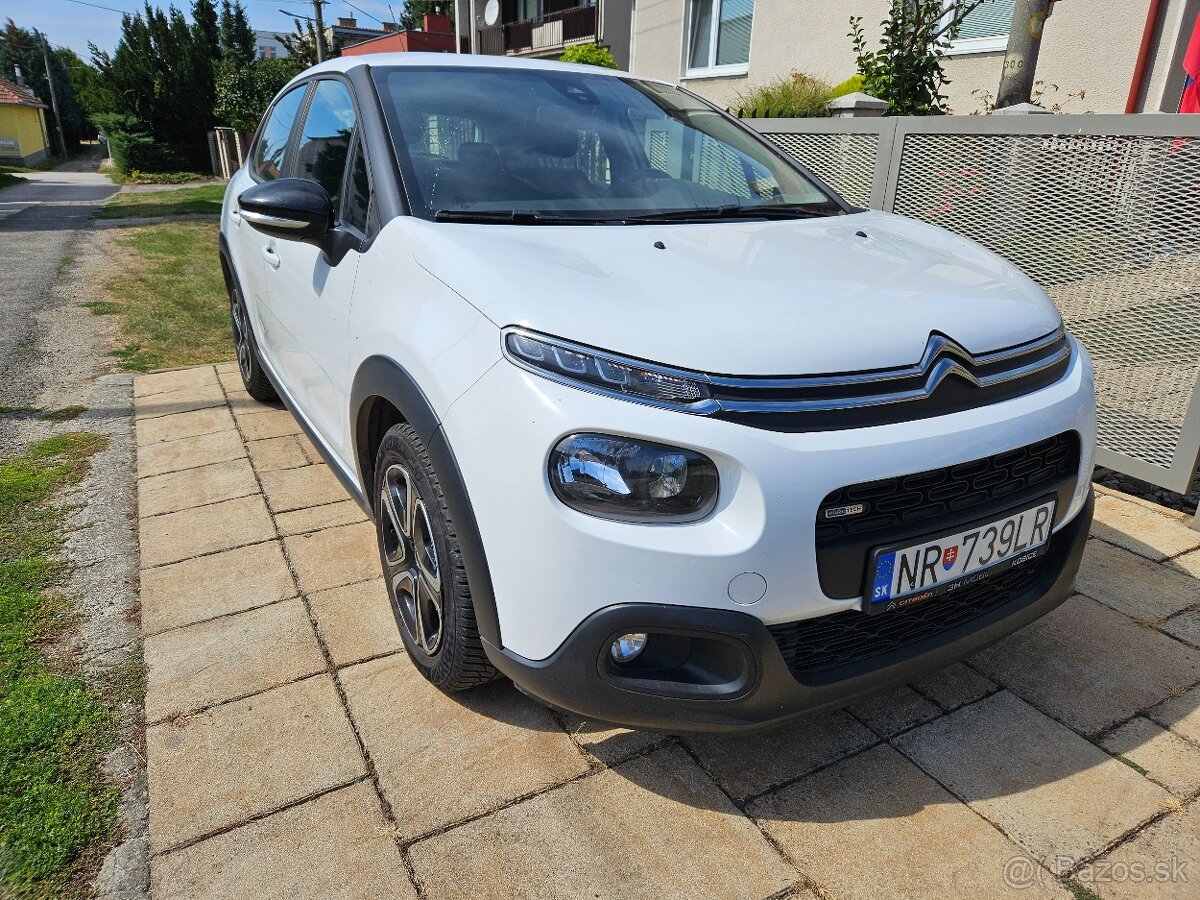 Citroën C3 1.2 Puretech, 2017, Benzín, Manuál, 108 000 km