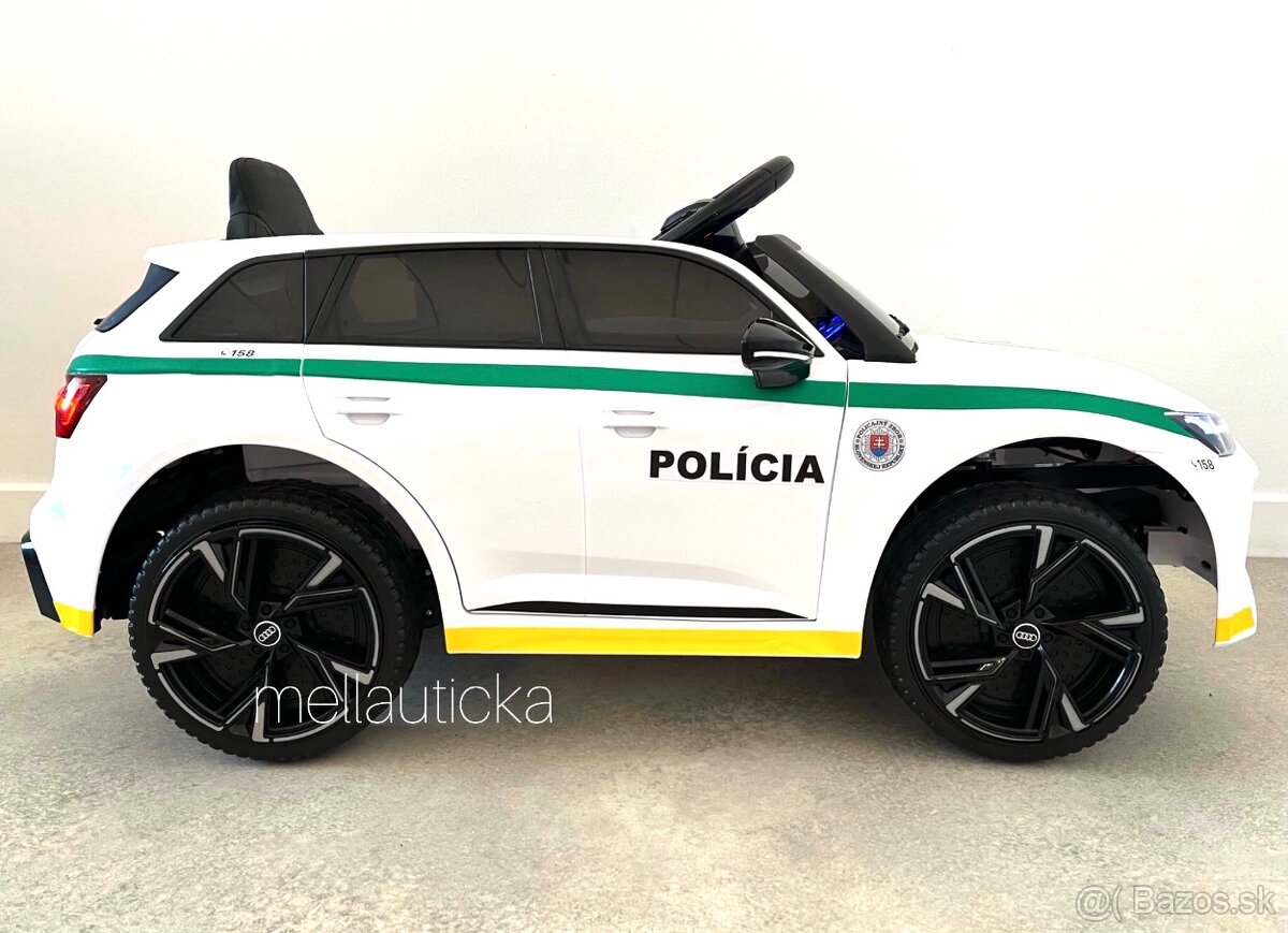 Detské elektrické autíčko RS6 policajné