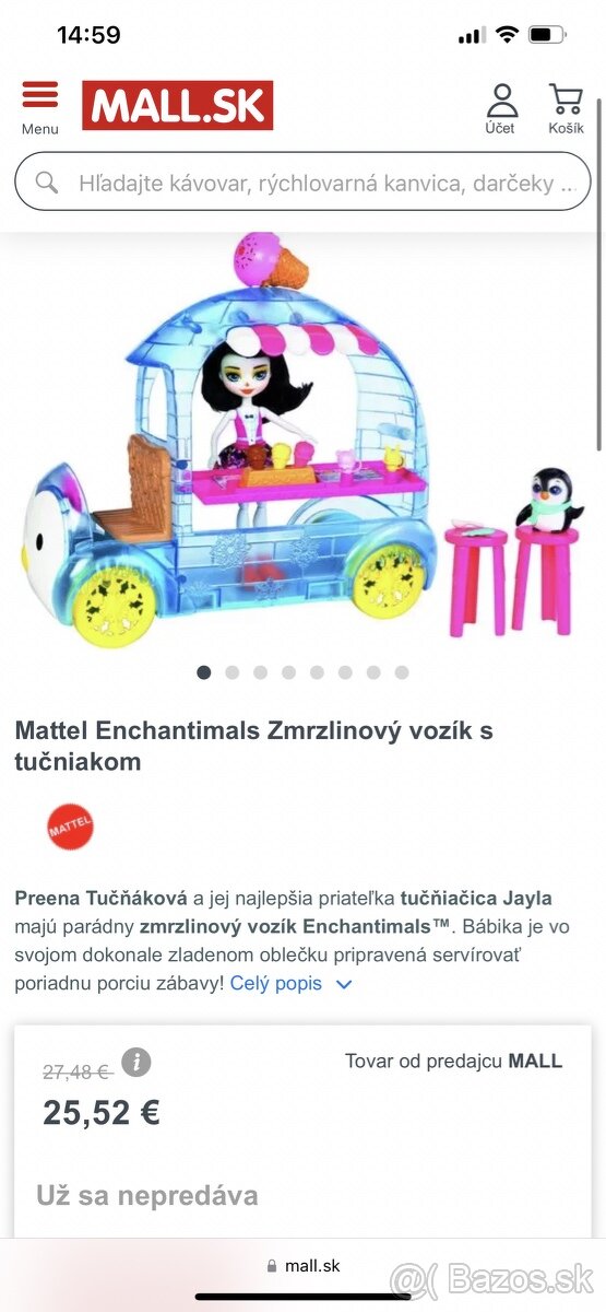 Enchantimals zmrzlinový domček