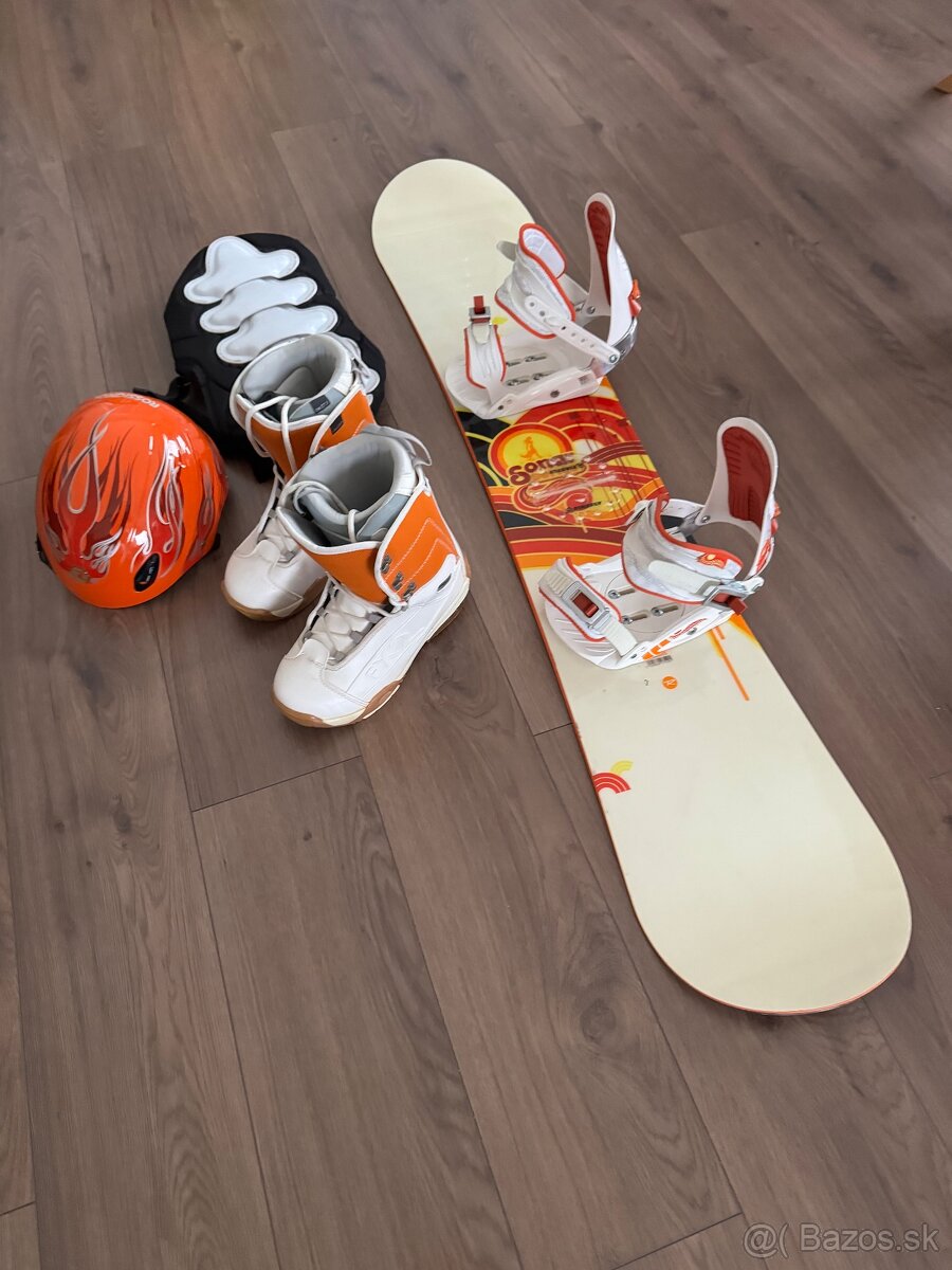 Snowboardový set