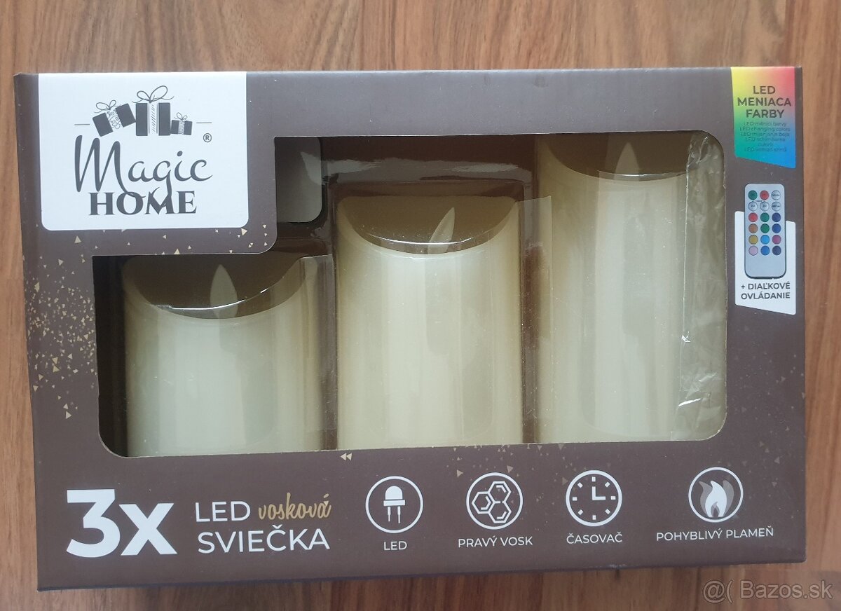 Led voskové sviečky/nové/