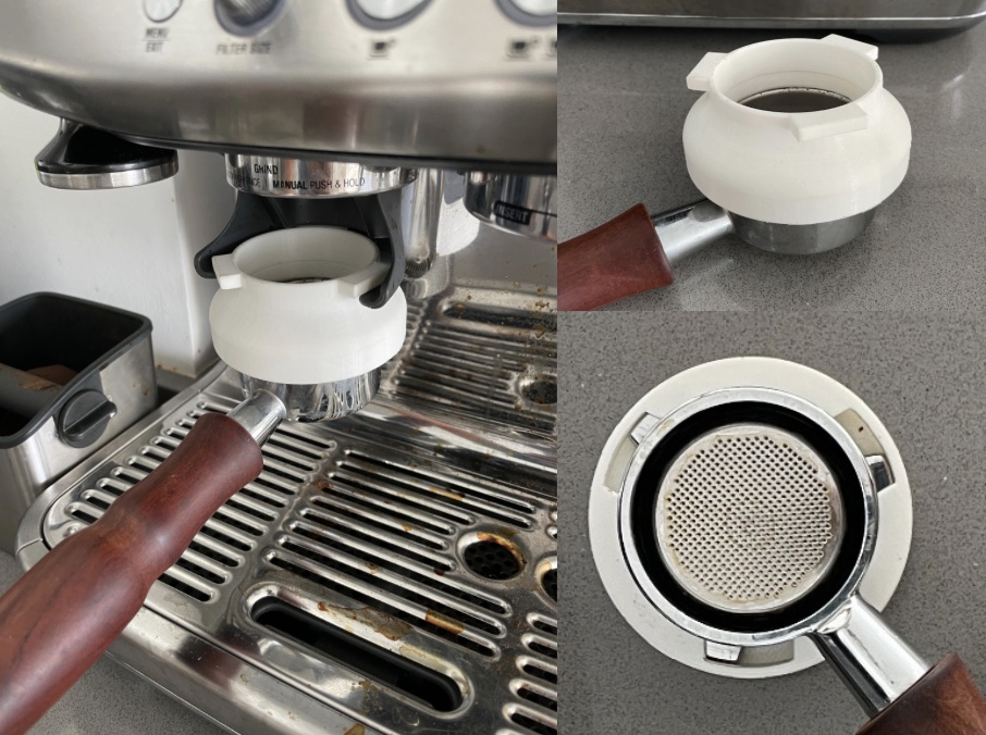 Breville barista express portafilter lievik