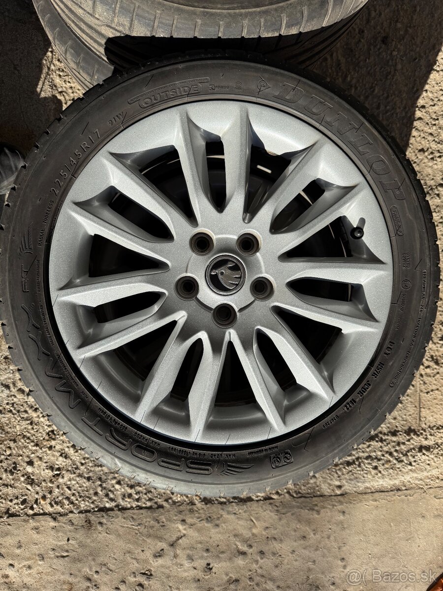 kolesá original Škoda CEPEUS Laurin & Klement 5x112 225/45r1