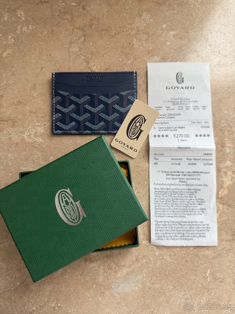 Cardholder Goyard s učtom