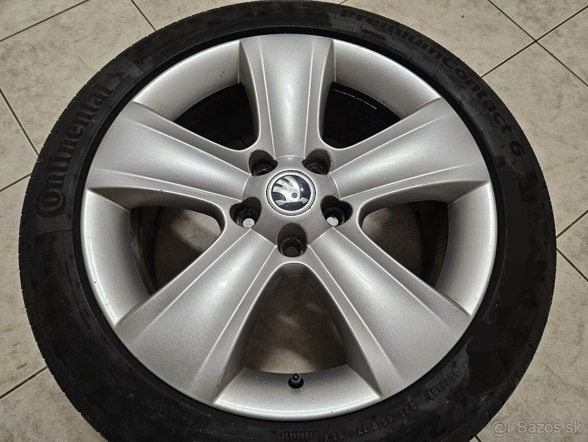 17" ŠKODA (5x112) + Continental