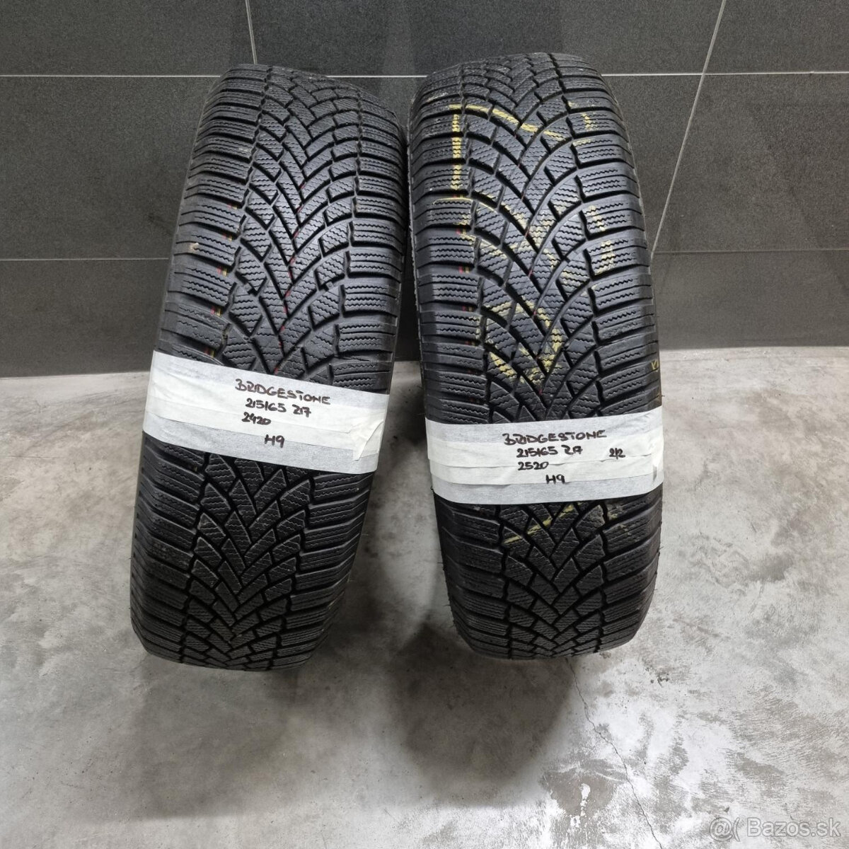 Zimné pneumatiky 215/65 R17 BRIDGESTONE DOT2520