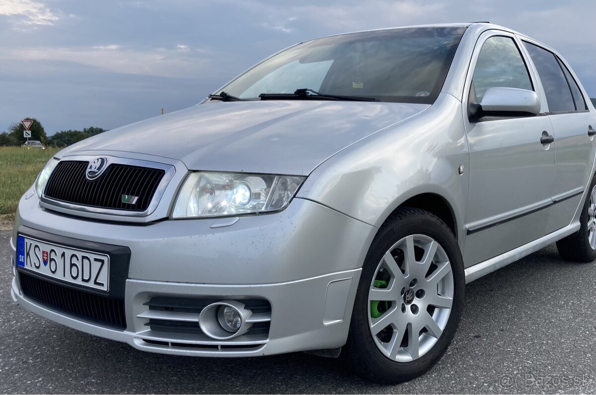 Škoda fabia 1 RS 1.9 TDI Plná výbava čierný strop,šíber