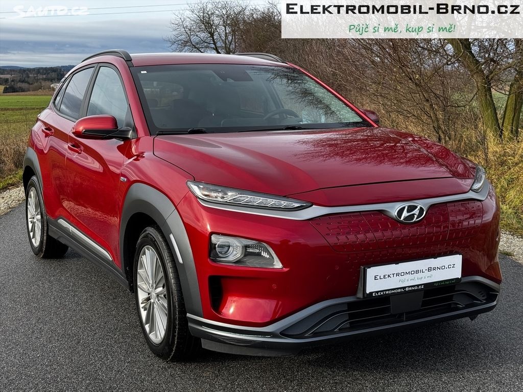 Hyundai Kona, 64 kWh, Premium, SoH 99%, TZ, s DPH 17.600,-