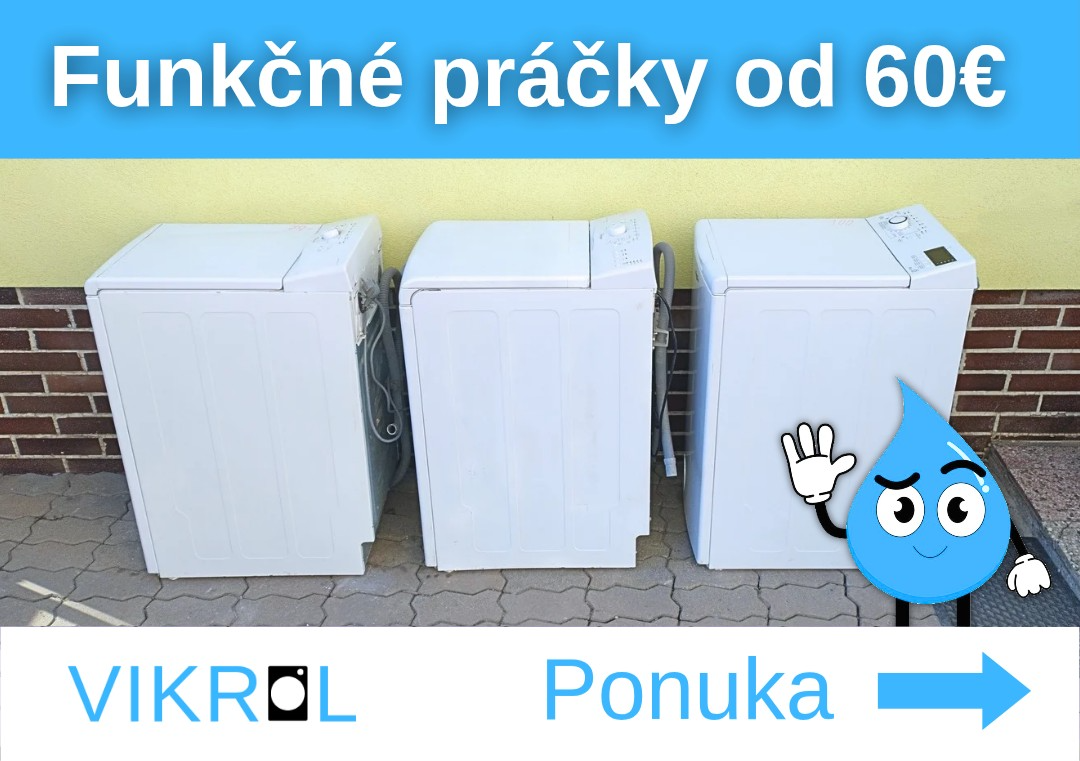 Funkčné Práčky od 60€ ✅