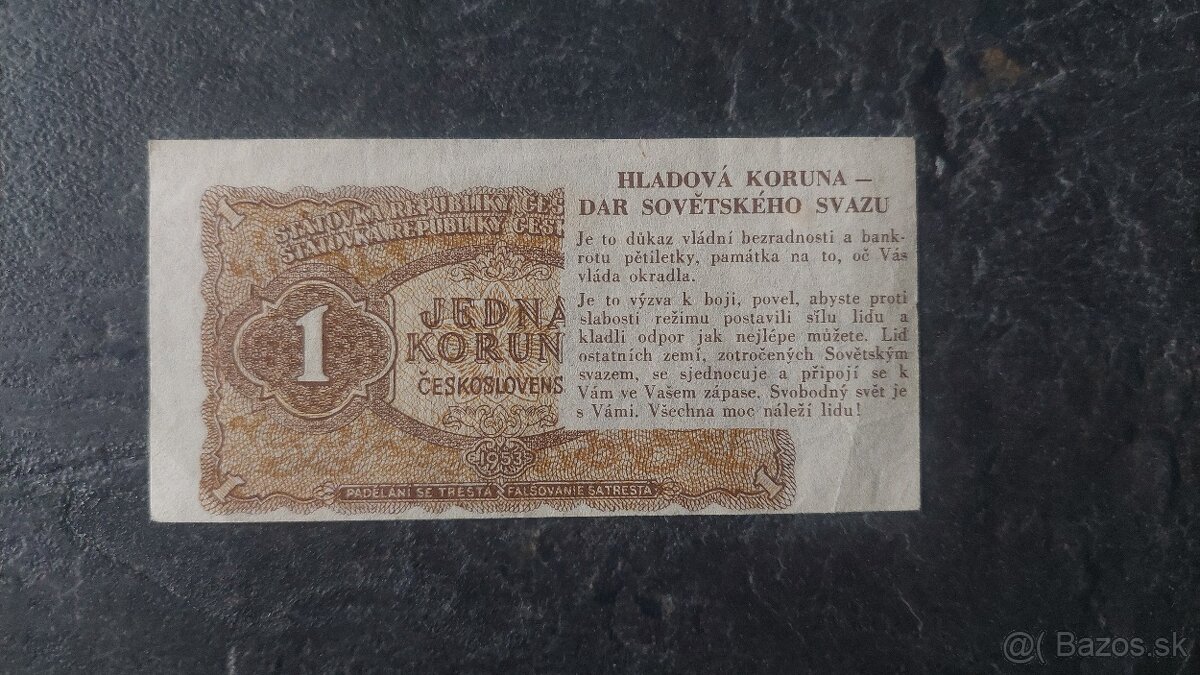 1 kčs 1953