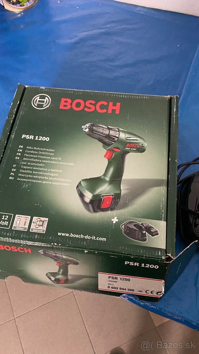 Bosch aku skrutkovac PSR1200