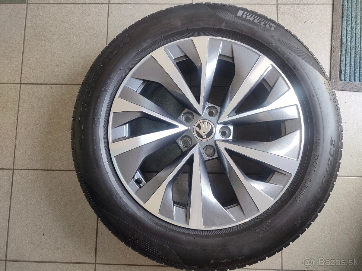 Originál alu disky+pneu Škoda Kodiaq,VW Tiguan 18" ET40