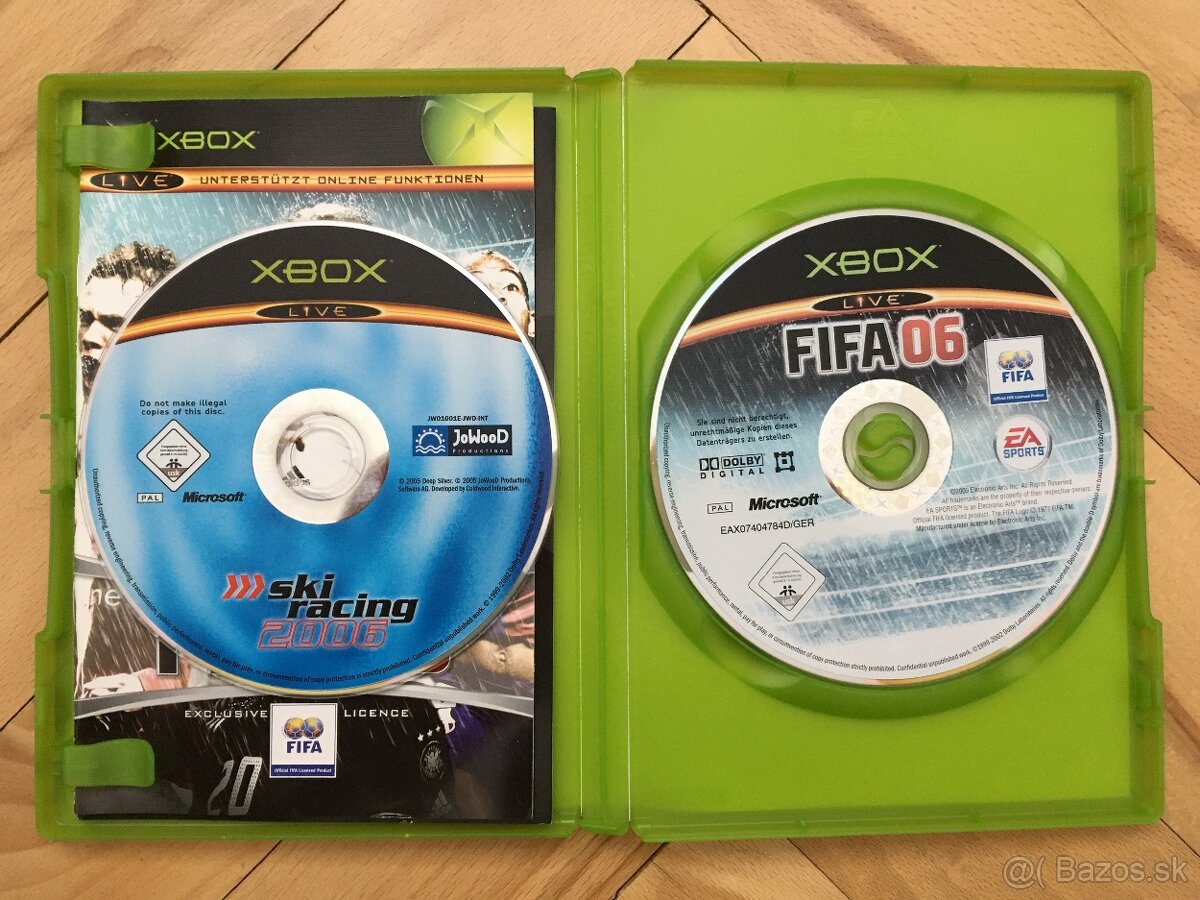 FIFA 06 + SKI RACING - X-BOX