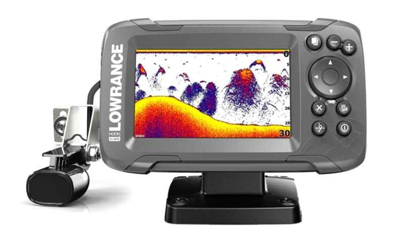 Sonar Lowrance a drziak sondy