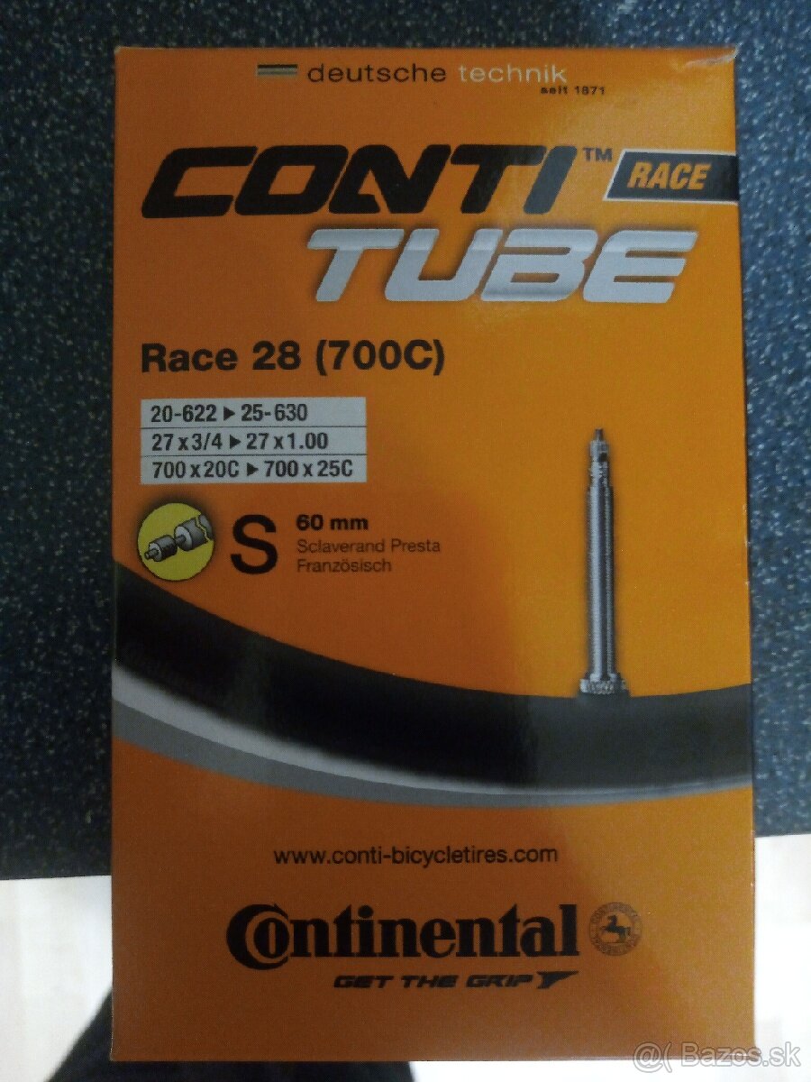 Dusa CONTINENTAL CONTI TUBE RACE 28 700x20-25C