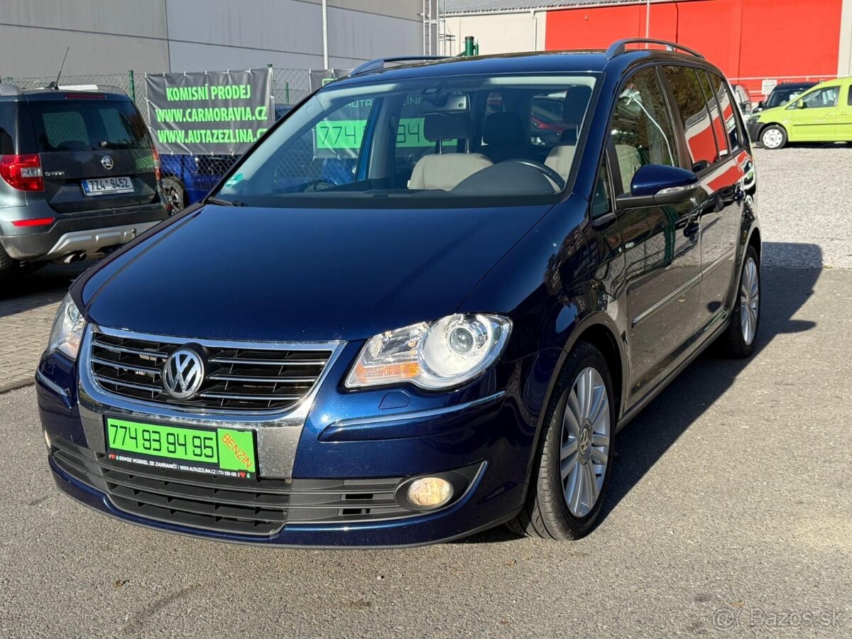 ► VW TOURAN 1,4 TSI HIGLINE - 103 KW - PARKO.SENZORY ◄