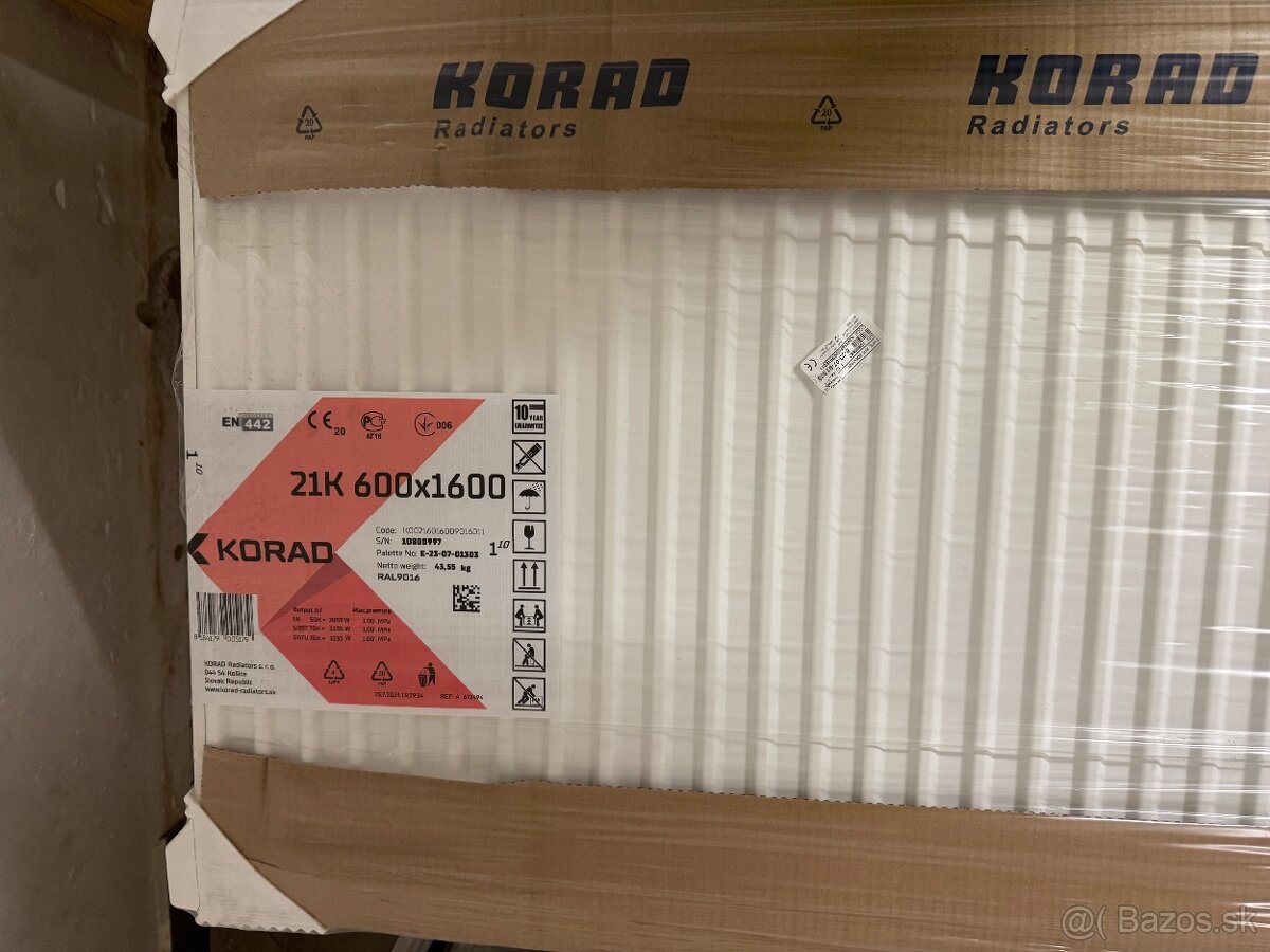 radiator KORAD 21K600x1600