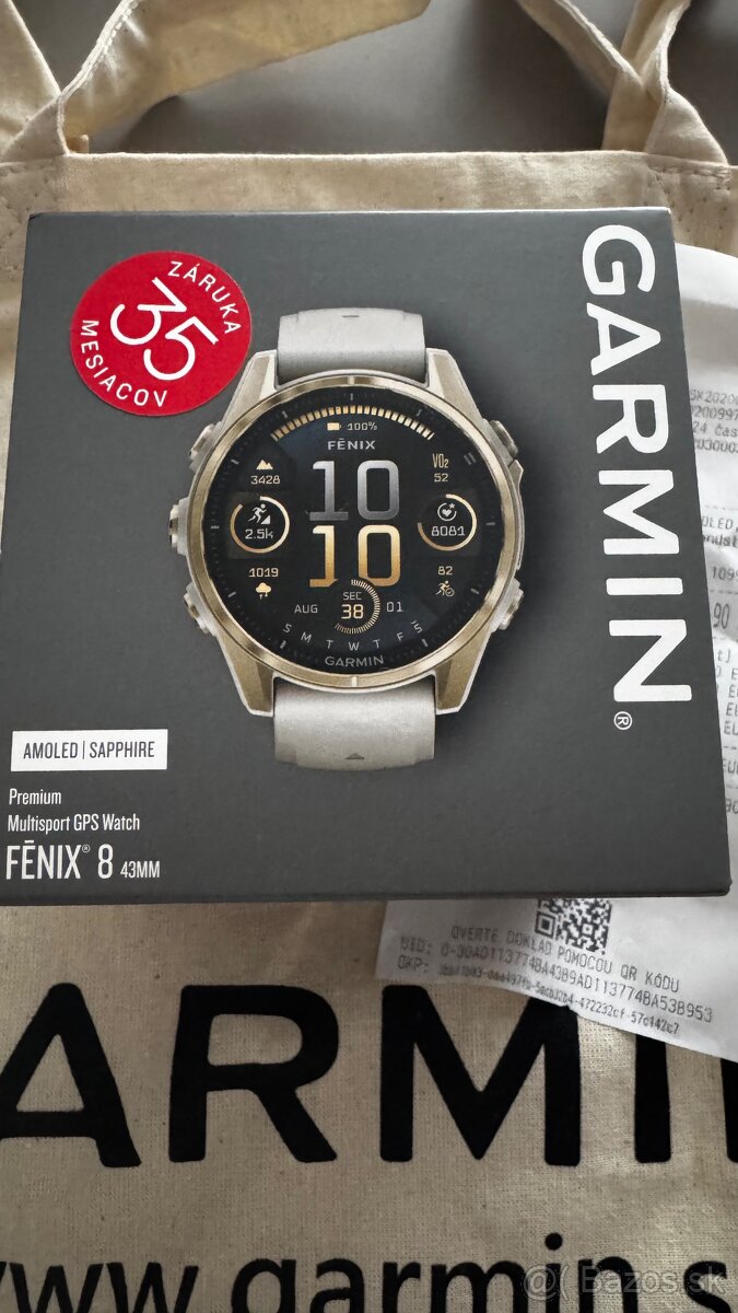 Garmin fenix 8 43mm Sapphire