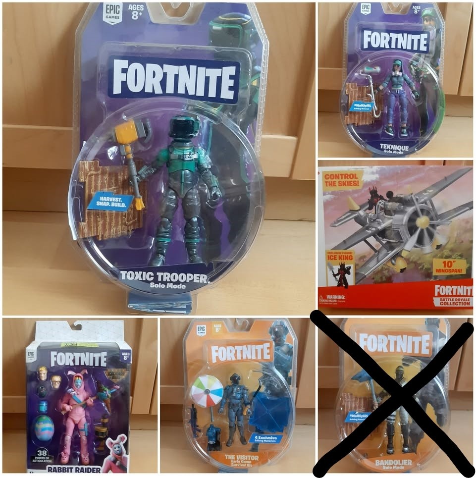 Fortnite zberateľské figúrky