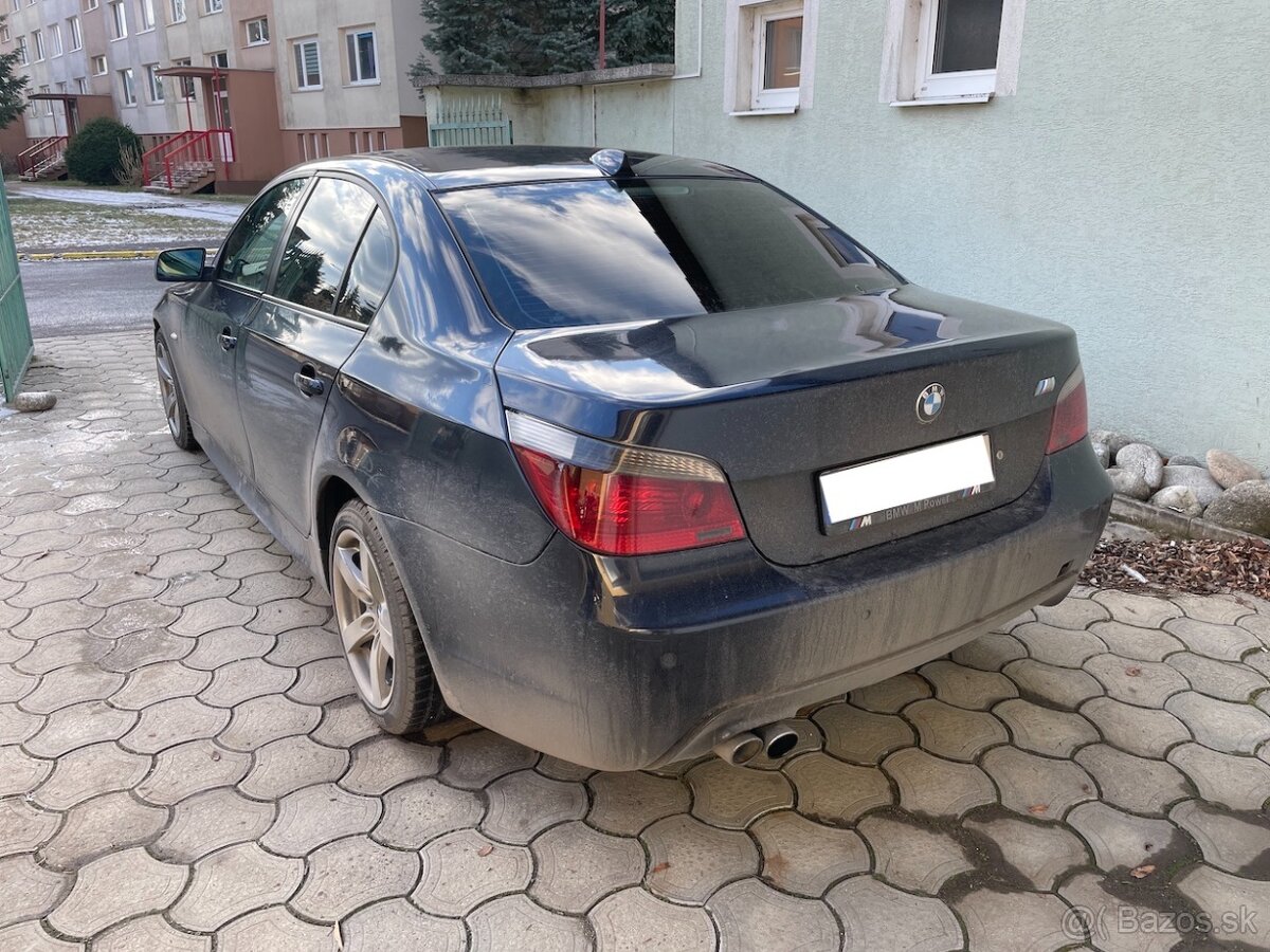 Zadný narazník a parahy Mpaket BMW E60