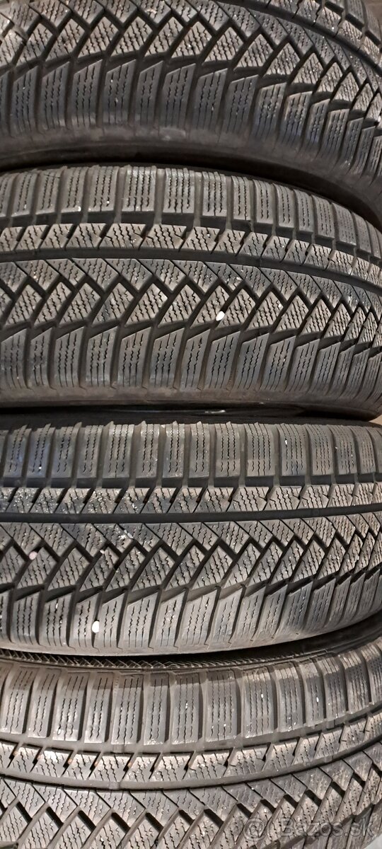 Predám 4ks pekné zimné 235/55r18-100H Continental