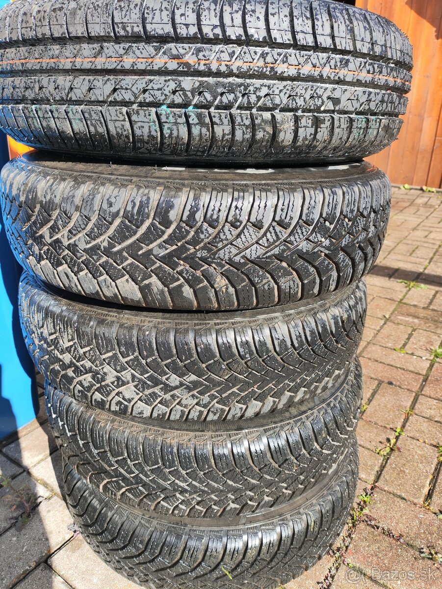 Disky 5x100, Zimné pneu 155/80 R13