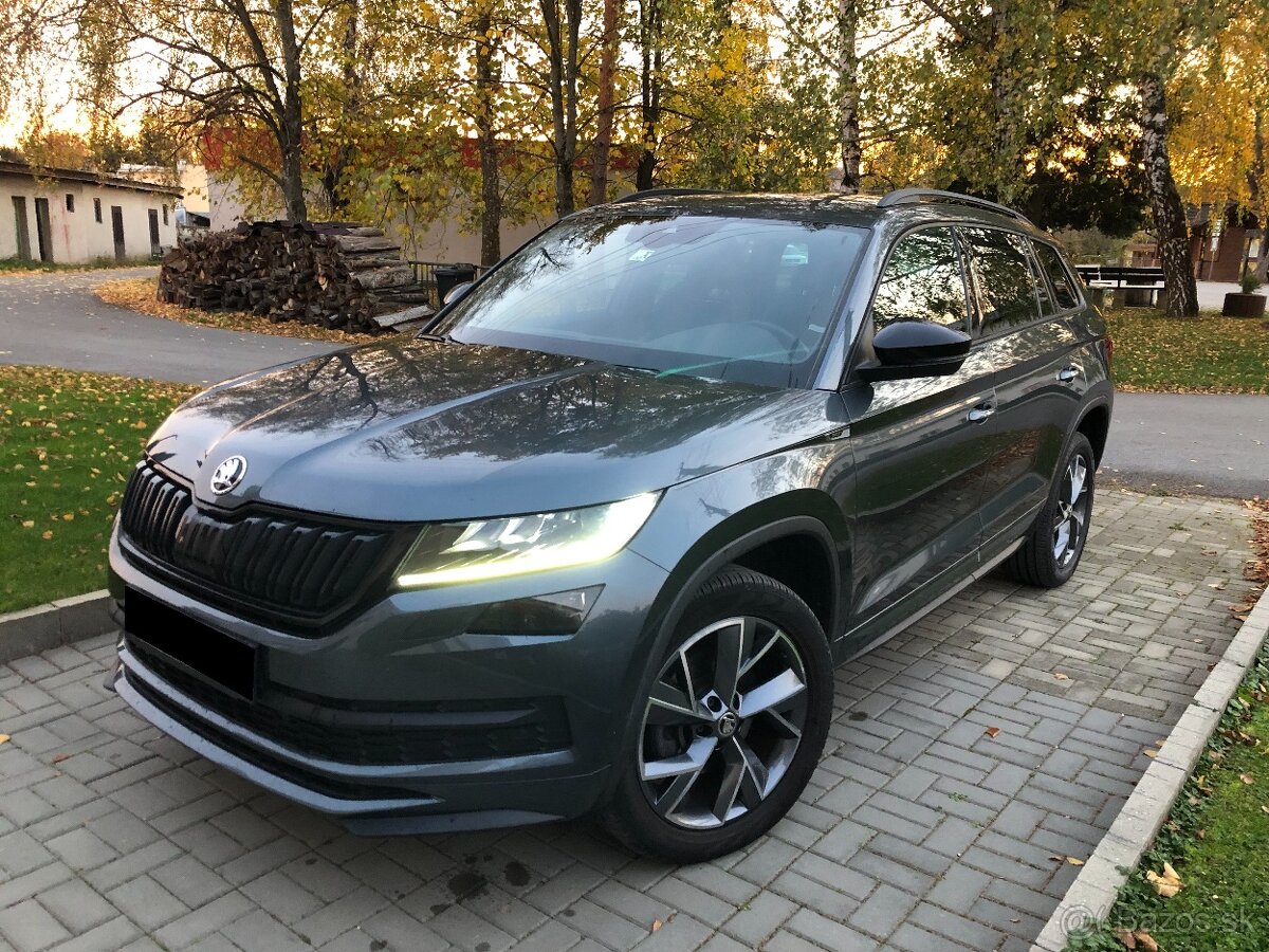 Škoda Kodiaq Sport Line 2,0TDI 4X4 7st.DSG , Nez.kúrenie