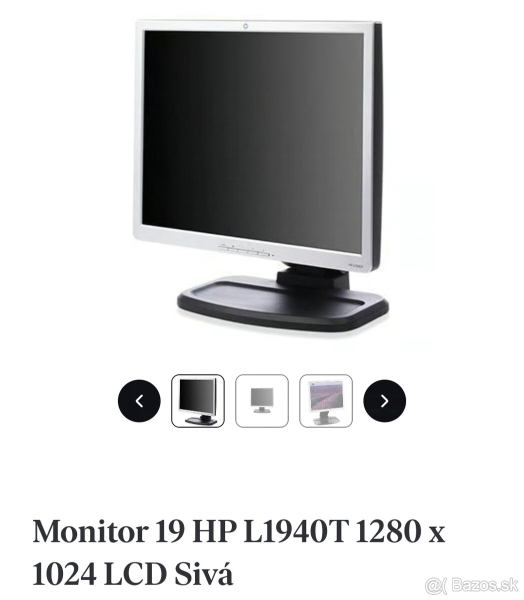 LCD monitor HP L1940T