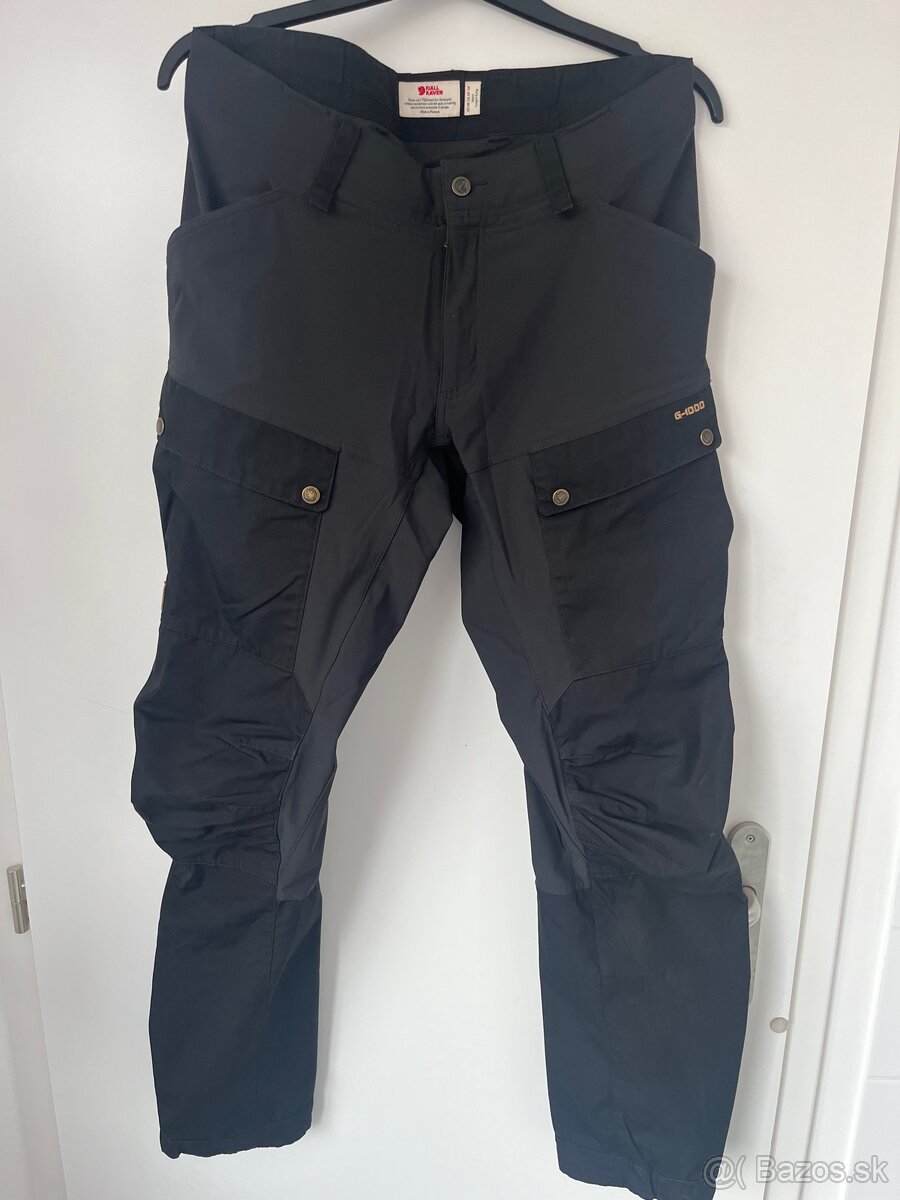 Nohavice Fjällräven Keb Trousers black,veľ.50