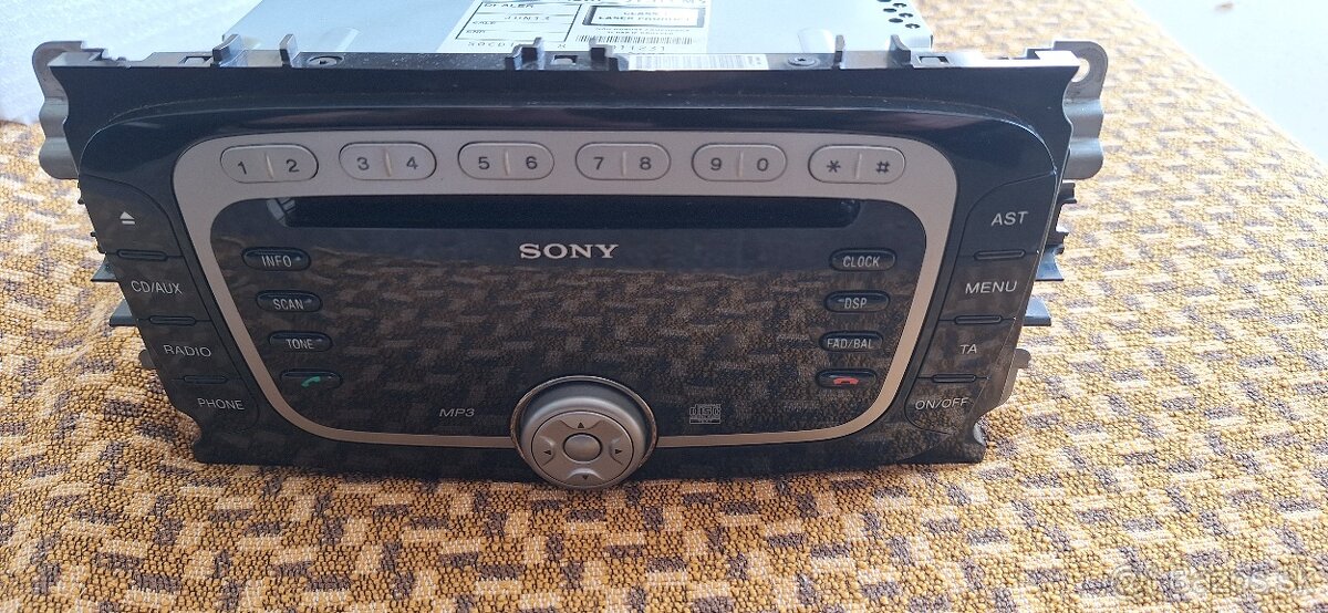 Sony autorádio Ford mondeo mk4