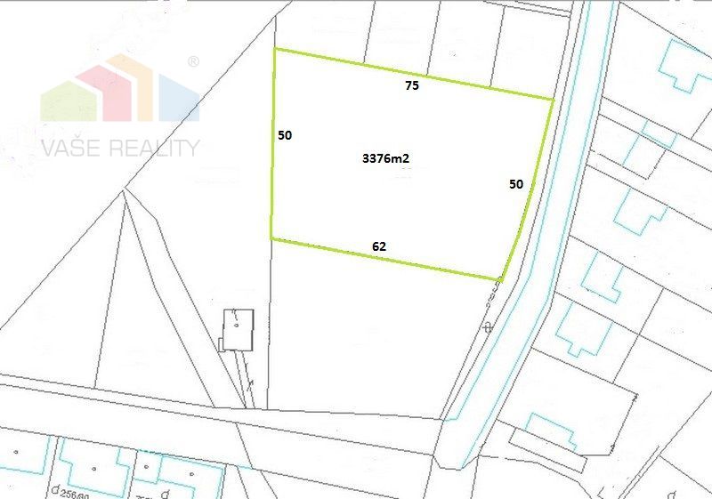 Pozemok 3376m2, na výstavbu rodinných domov - Ratnovce