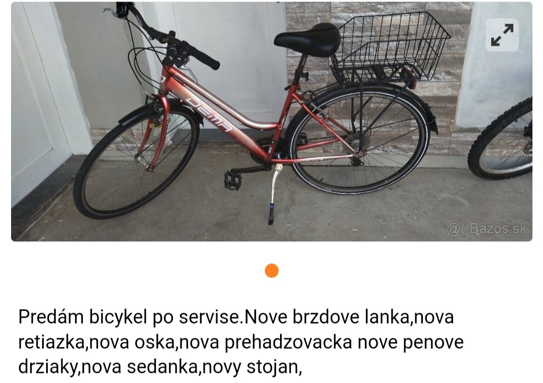 Predám bicykel po servise.