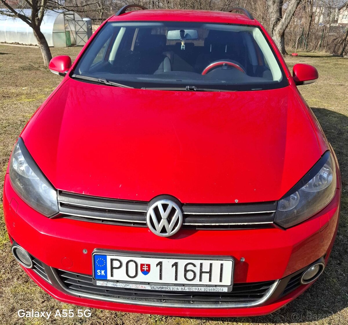 Predám  Volkswagen Golf variant, r.v.  2011,  1,6 TDI