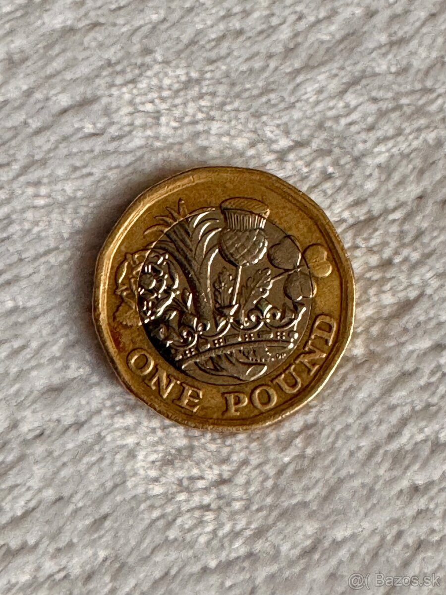 Minca Elizabeth II. One pound 2017