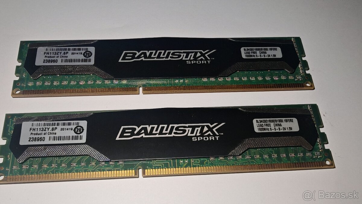 Crucial Ballistix BLS4G3D1609DS1 S00 16FER2 4GB PC3-12800 He