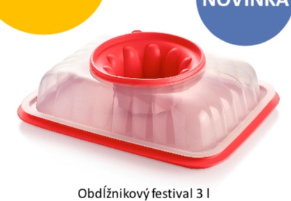 Obdĺžnikový festival 3l Tupperware