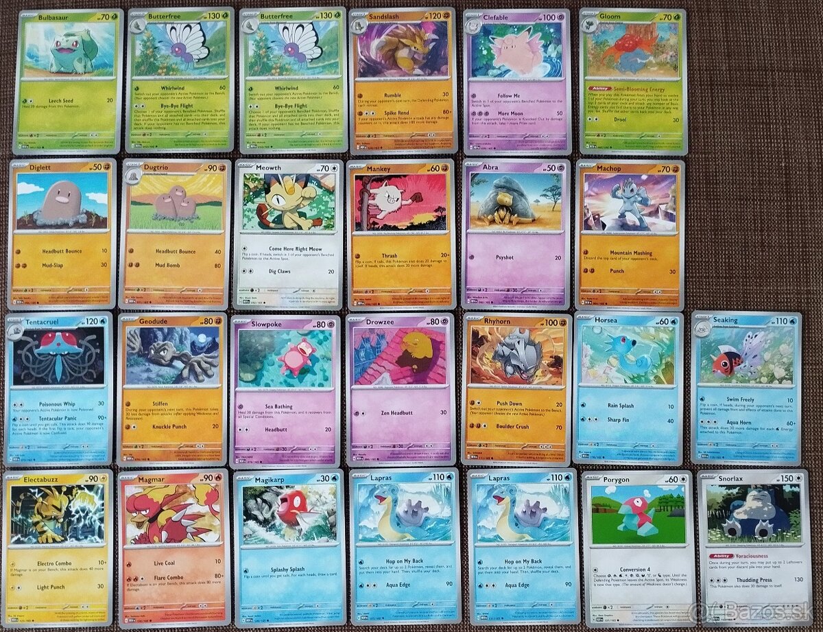 Predám Pokemon karty S&V 151