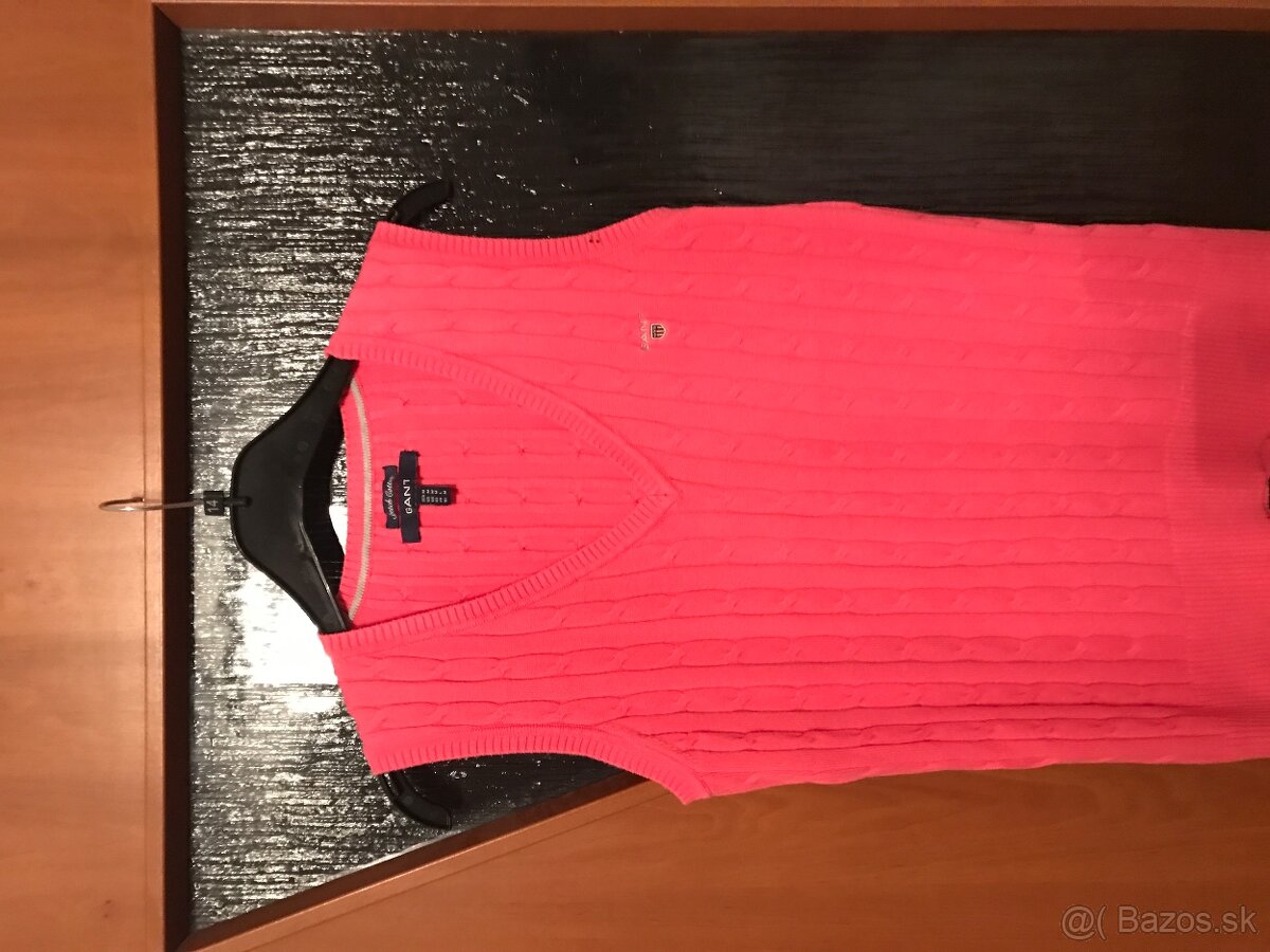 GANT originál baby pink damska vesticka M