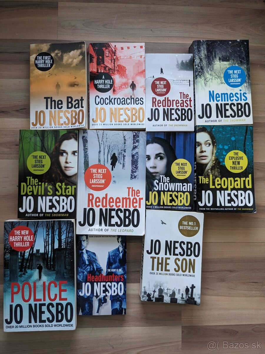 Jo Nesbø - séria kníh v angličtine