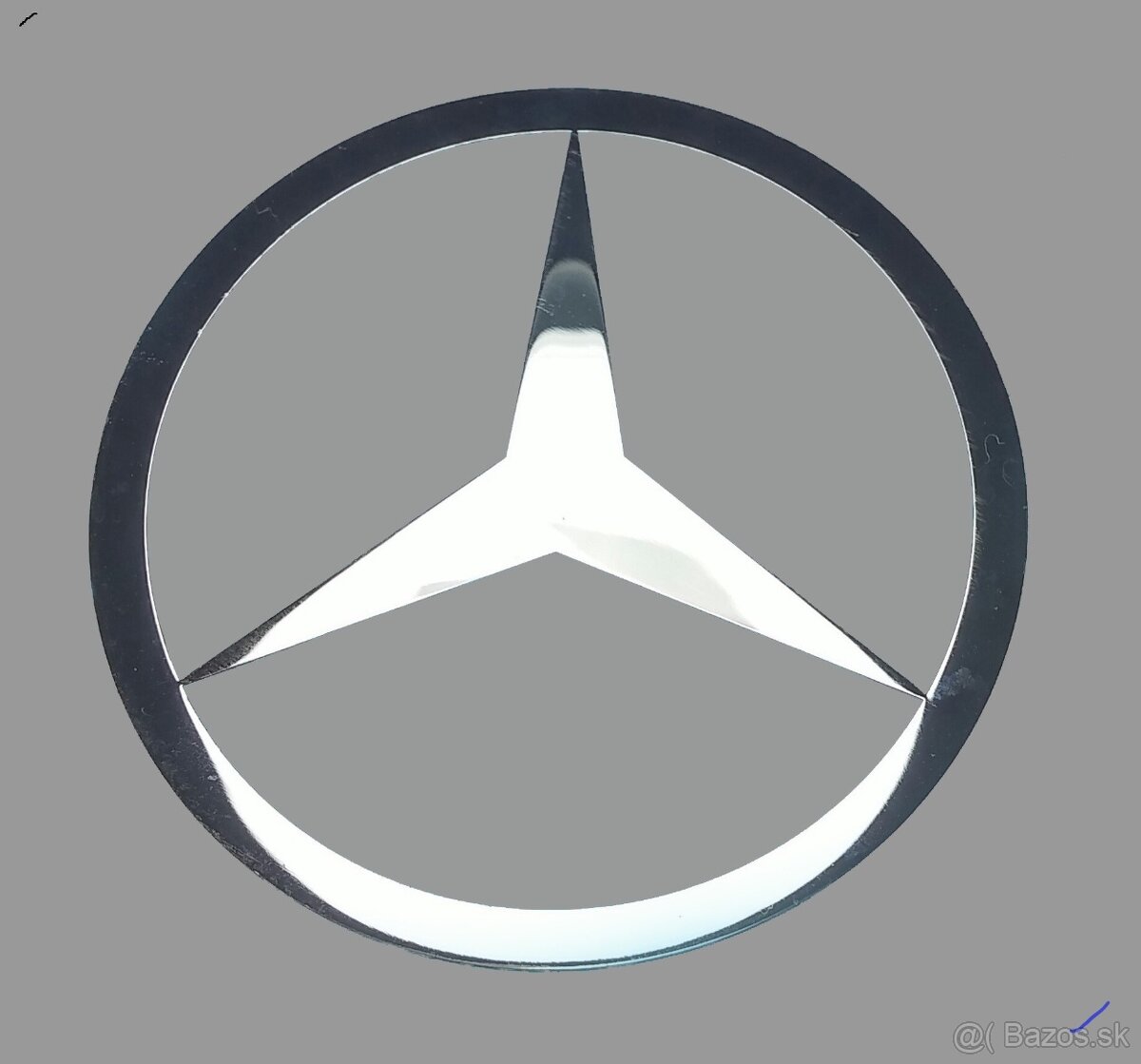 MERCEDES LOGO nalepka Metal Edition chrom