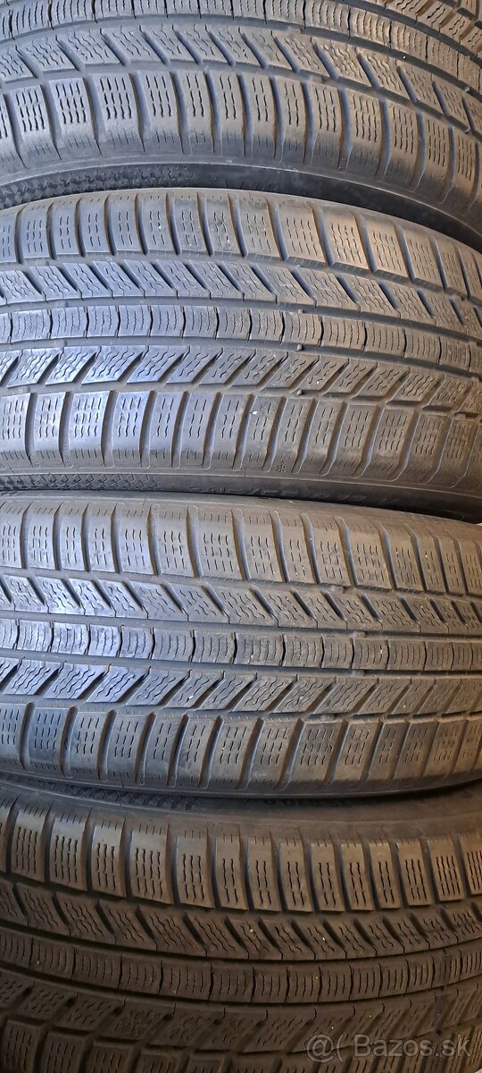 Predám 4ks jazdené zimné 215/55r17-98V Continental