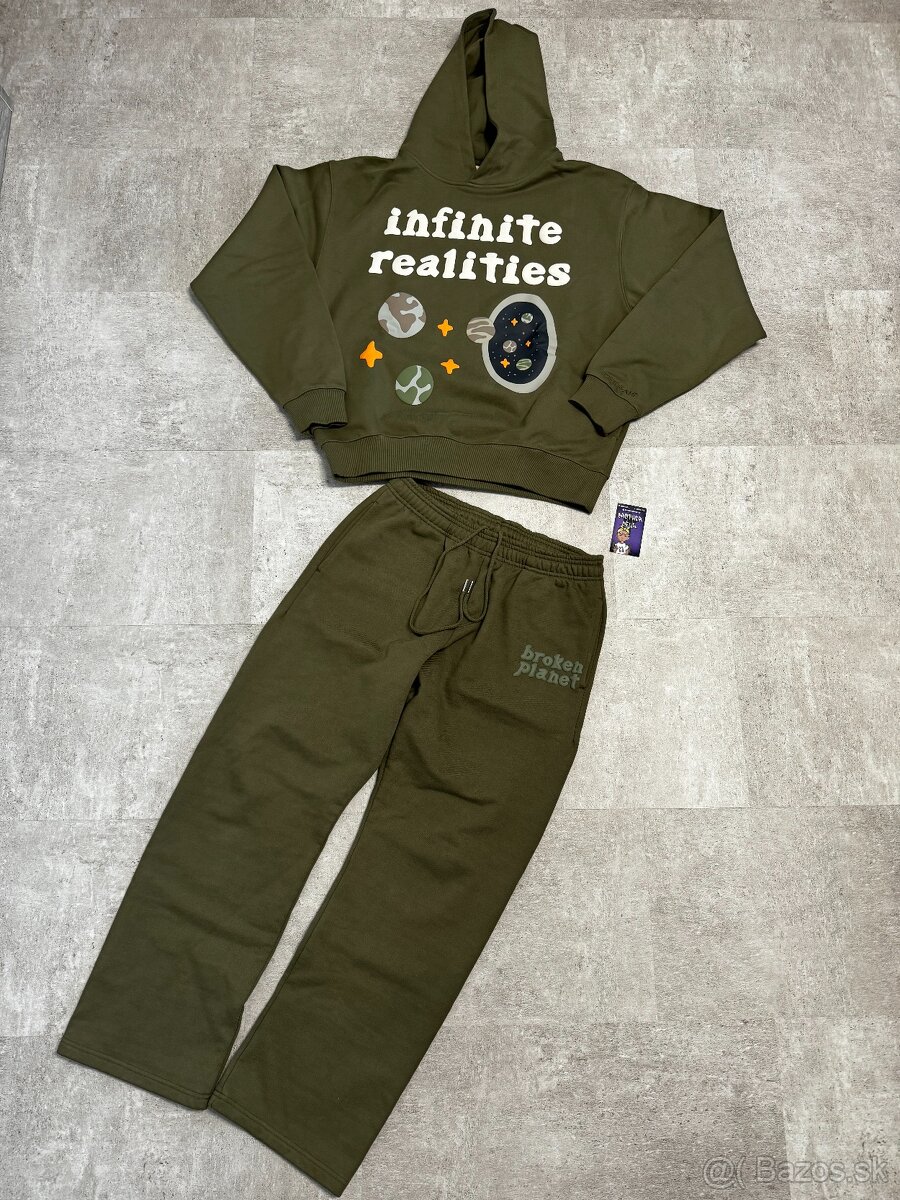 Broken Planet Green Tracksuit