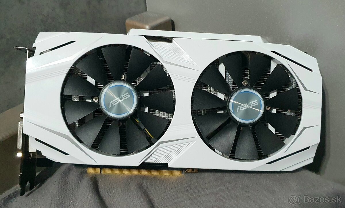 Grafická karta ASUS GeForce GTX 1060 6GB DUAL WHITE