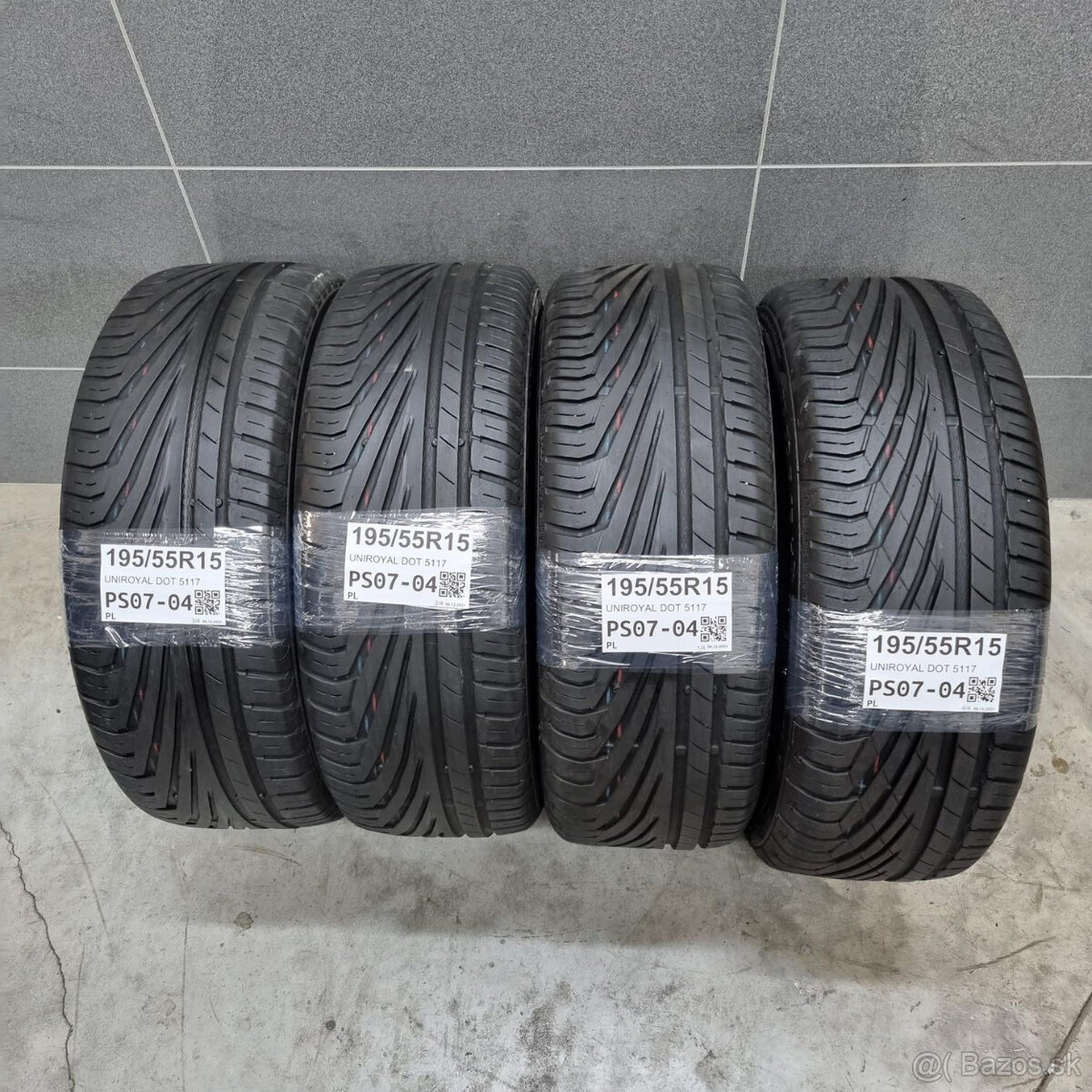 Letné pneumatiky 195/55 R15 UNIROYAL DOT5117