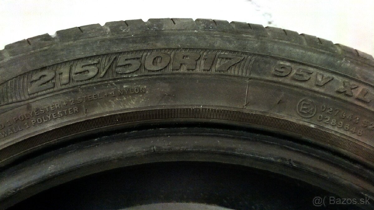 Pneu 215/50 r17 letné