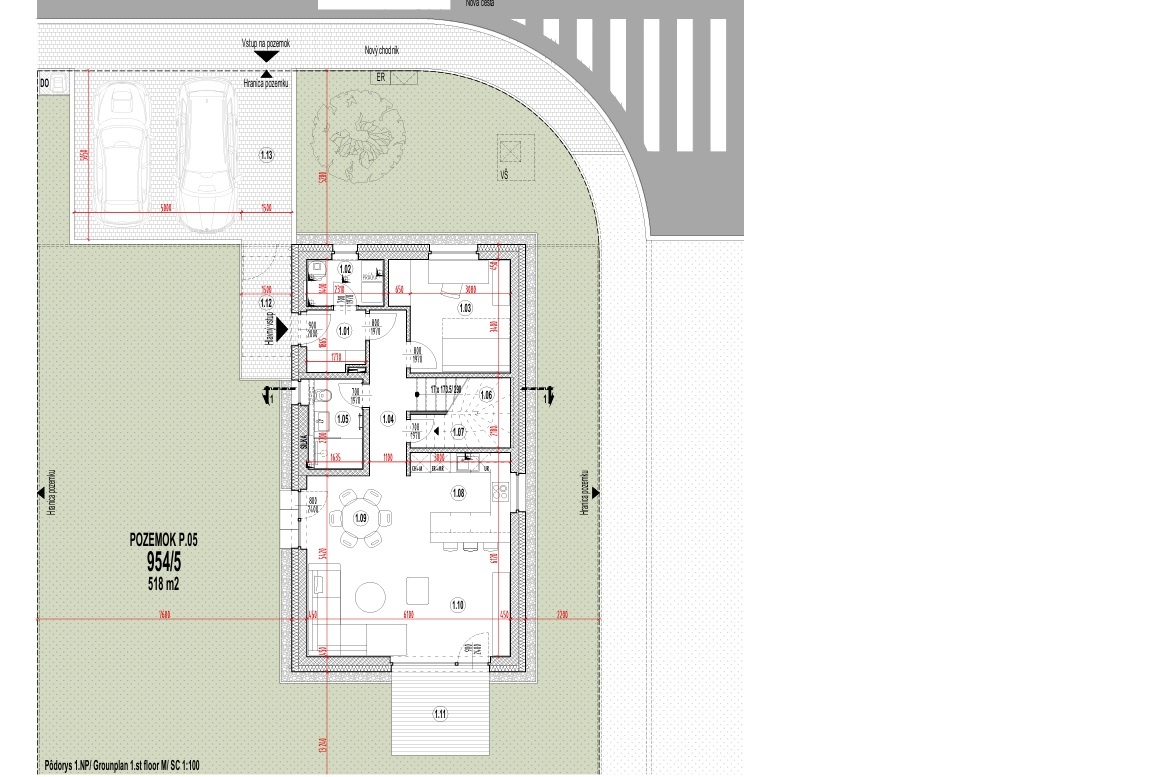 Posledných 5 Stavebných pozemkov 573m2 a 525m2 /MT- Priekopa